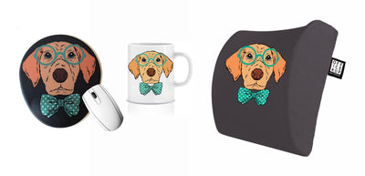officekup  bel destek yastigi sirtlik oturma minderi ofis  hediye renkli tasarim mousepad kupa