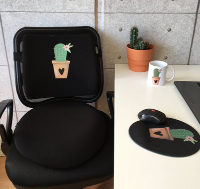 officekup  bel destek yastigi sirtlik oturma minderi ofis  hediye renkli tasarim mousepad kupa