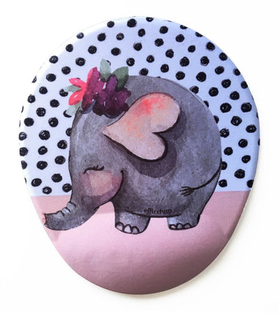 officekup fil mousepad pembe ofis masaustu kirmizi hediye